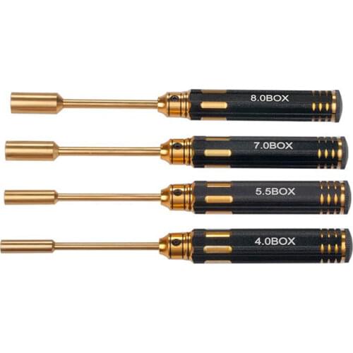 4.0/5.5/7.0/8.0mm Nut Drivers Hexagon Socket Wrench Special Repair Tool for FPV RC Models Car Boat Airplane