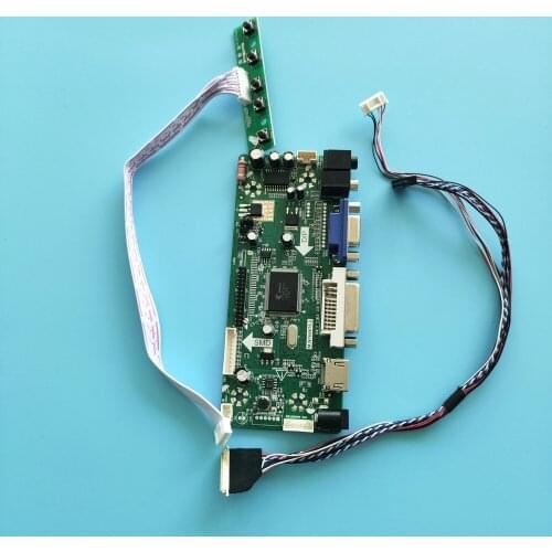 Kit for N133BGE M.NT68676 Screen panel Display 1366x768 HDMI+DVI+VGA 40pin 13.3" moitor Controller Board LCD LED