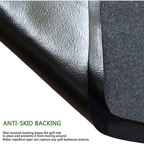 Fire Pit Mat Fireproof Blanket Half Hearth Fireplace Area Rug Polyester Trim Non Slip Mat Protects Floors From Sparks #T3P