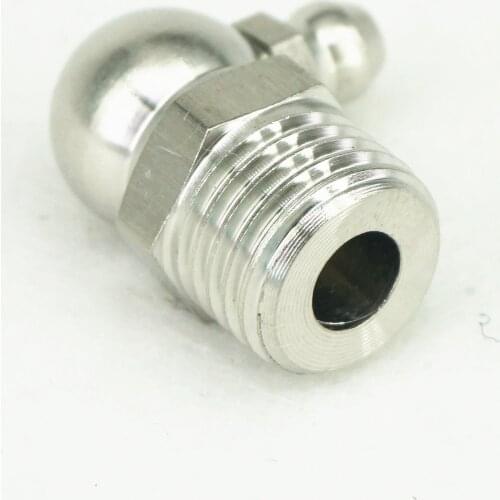 M14 x 1.5mm Metric male 90 Degree 304 Stainless Steel Grease Zerk Nipple Fitting For grease gun