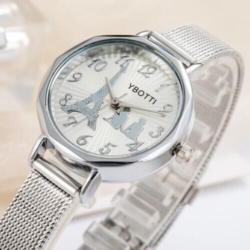 Cute Women Bracelet Watch Mujer Relojes Golden Small Dial Quartz Clock Popular Wristwatch Hour Female Ladies Elegant For Watches