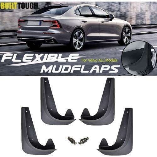 Set Universal Mudflaps Mud Flaps Splash Guards Mudguards For Volvo C30 S40 S60 S70 S80 V40 V50 V60 V70 XC60 XC70 XC90
