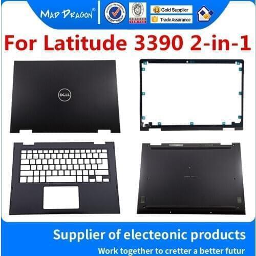 NEW LCD Rear Cover LCD Bezel Palmrest Bottom Base Cover shell For Dell Latitude 3390 2-in-1 03XWRX 3XWRX 01H0JY 0XVH3H 04PYV5