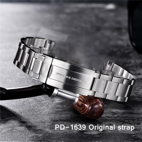 2020 PAGANI DESIGN original strap PD-1639 model stainless steel strap 21mm