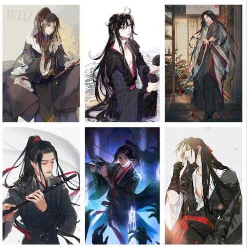 Mo Dao Zu Shi Picture Poster Wei Wu Xian Anime Posters Canvas Painting Wall Poster Wall Art Photos for Childrens Room Decor