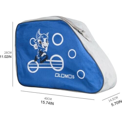 Portable Roller Skates Storage Bag Large Capacity Outdoor Sports Skates Handbag 448D