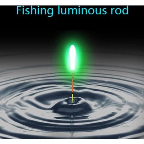 5/25/50 PCS Fishing Buoy Glow Stick Fluorescent Light Night Buoy Dark Light Stick Fishing Conspicuous Small Accessories