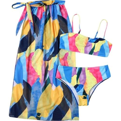 Sexy Bikini With Skirt Three-piece Suit Swim Wear Summer Swimsuit Female Two-piece Bikini Sexy Concise Swimsuit Maillot de bain