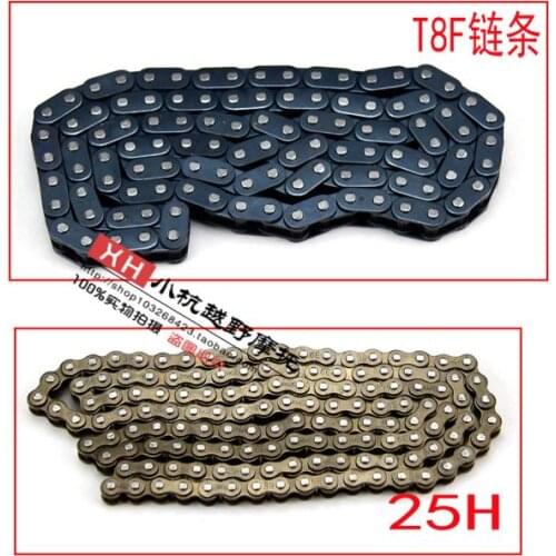 T8F or 25H chaIne avec De Rechange Master Link Pour 2 temps 47cc 49cc Mini Dirt Pocket Bikes Minimoto ATV Minimoto Moto