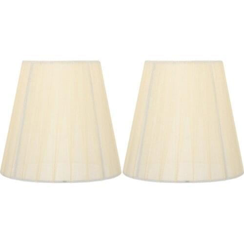 2pcs Translucent Gauze Lamp Shade Clip-bulb Light Cover Light Shade Lamp Cover