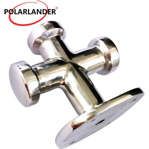 1 Pc Stainless Steel Single Cross Bollard Heavy Duty Cleat Hardware for Boat Yacht Marine