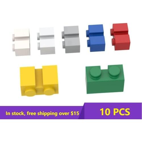 10PCS MOC Bricks Compatible Assembles Particles 4216 1x2 For Building Blocks DIY LOGO Educational High-Tech Spare Toys