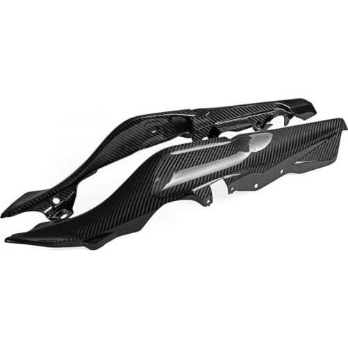 100% Real Carbon Fiber Rear Tail Side Seat Frame Cover Fairing Cowl For Yamaha MT07 2018 2019