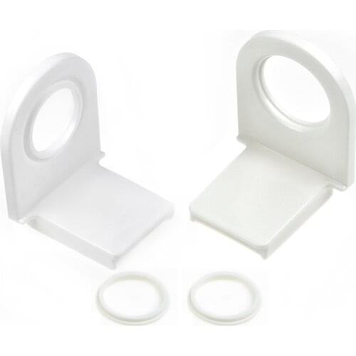 Hanger Bottle Holder Adhesive sticker For ceramic tile Metal panel 2Pcs Bathroom