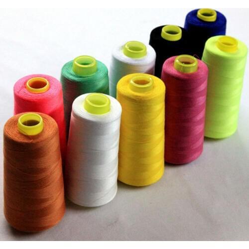 3000 Yards Polyester clothing thread Blue Durable handicraft sewing machine shirt threads 40s/2 yarn