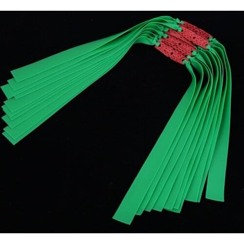 5pcs 0.65mm 0.85mm 1.2mm 1.5mm Thickness Elastic Flat Rubber Band For Hunting Sports Shooting Game Slingshot Flat Leather Rubber