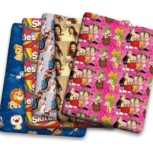 50*150cm Hot Colorful Animal Cartoon Pattern Printed Polyster Cotton Liverpool Bullet Fabric for DIY for Handmade Half Yards