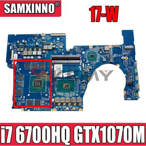 862263-601 862263-001 G38D DAG38DMBCC0 for HP PRESSÁGIO 17-W 17-W151NR Laptop Motherboard i7 6700HQ GTX1070M 100% test work