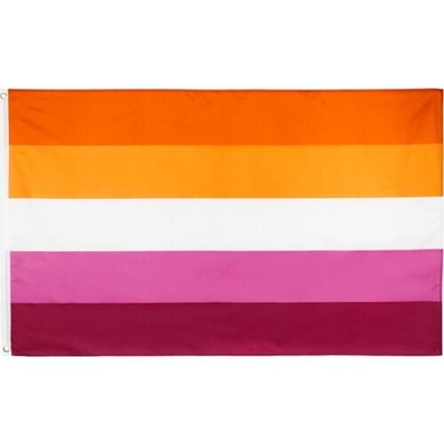 90*150cm LGBT 2019 sunset Lesbian Flag