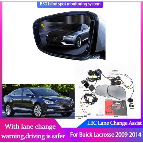 Car BSD BSM Blind Spot Radar Detection System Microwave Sensor Change Driving Reversing Sensor For Buick Lacrosse 2009-2014