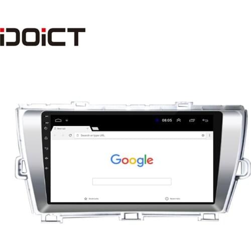 VenusSR Android 9.1 2.5D Car DVD Player GPS Navigation Multimedia For Toyota pruis 2009-2013 car stereo bluetooth