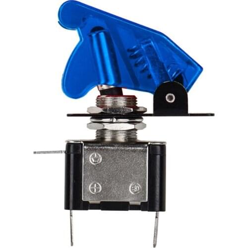 Car Styling1PCS Blue Color 12V 20A Car Auto Cover LED Light SPST Toggle Rocker Switch Control On/Off Durable New
