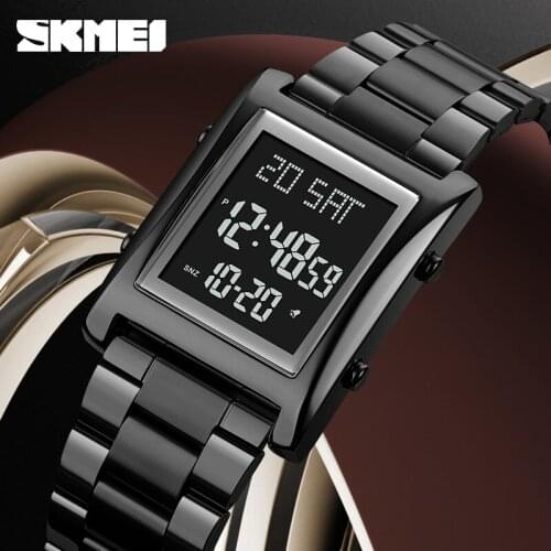 SKMEI Men Military Watch Chrono Countdown Alarm Japan Digital Movement LED Light Sport Women Gift Bracelet Clock reloj hombre