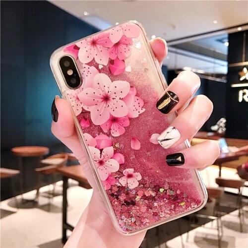 Cartoon Liquid Quicksand Glitter Phone Cases For SAMSUNG NOTE 20 9 10 8 PLUS 20ULTRA A10 M 21 31S 30S 80S A91 Water Shine