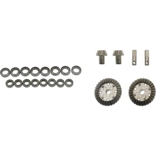 For MN86S MN86 MN86KS MN86K MN G500 16PCS Steel Bearing 9X5X3 11X7X3 & 1set Metal Bridge Axle Gear Set