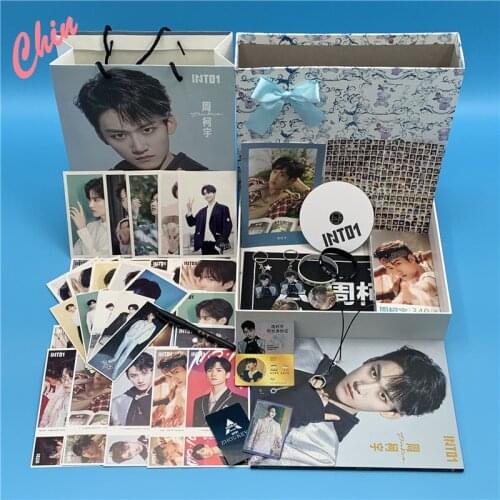 Chuang Zaoying INTO1 Zhou Keyu Daniel Photobook Set Luxury Gift Box Birthday Album CD Poster Bookmark Small Sticker Key-chain