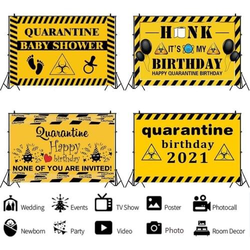 Isolated Birthday Party Series Yellow Background Boy Room Table Decoration Photography Studio Photo 3D Digital Backdrop Cloth