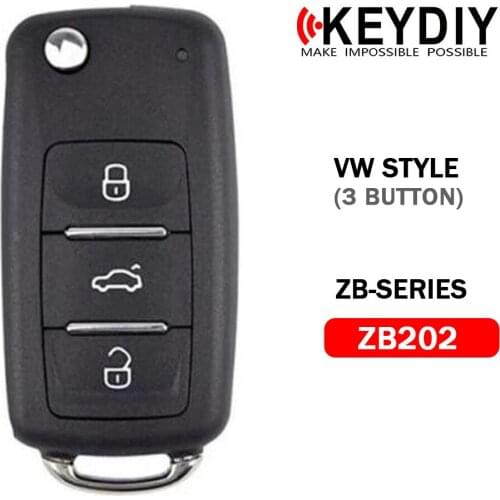 KEYDIY New Type ZB202 Multi-functional ZB Remote B5 Type Smart Car Key for KD-X2