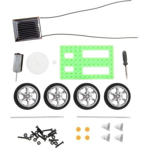 YKS Mini Solar Toy DIY Car Children Educational Puzzle IQ Gadget Hobby Robot New Sale