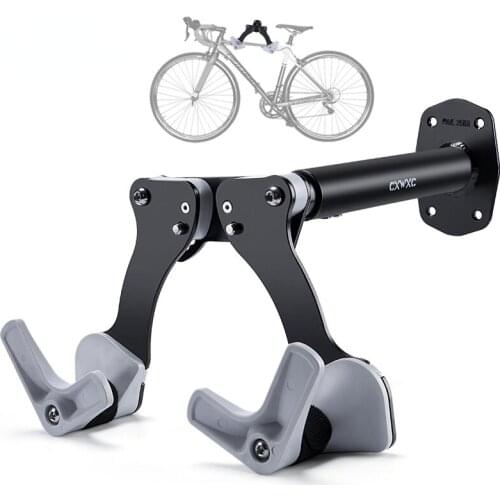 Bicycle Bike Wall Mount Horizontal MTB Road Bicycle Rack Wall Hanger Hooks Holder for Garage Indoor Bike Storage Repair Stand