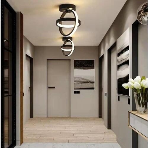 The new aisle corridor LED chandelier indoor cloakroom dimming lighting ceiling lamp simple and beautiful