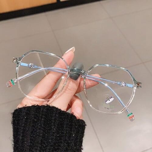 Anti-blue Radiation Glasses Brand Square Eyeglasses Frames Men Women Optical Computer Myopia Candy Frame Reading Glasses Female