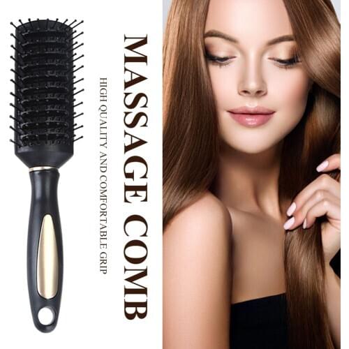 Hairdressing Comb Anti-static Scalp Massage Rib Combs Hair Roller Brush Portable Professional Home Salon Hair Styling Tools