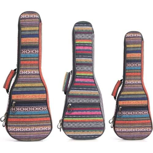 69HD Pearl Cotton Simple Ukulele Case Portable Waterproof Ukuleles Bag Cover Uke Gig Bag With Accessory Storage Pocket