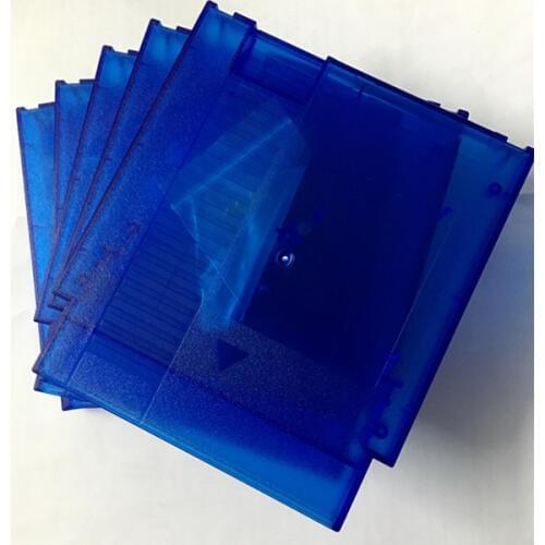Transparent Blue color 72 Pins Game Cartridge Replacement Plastic Shell For NES