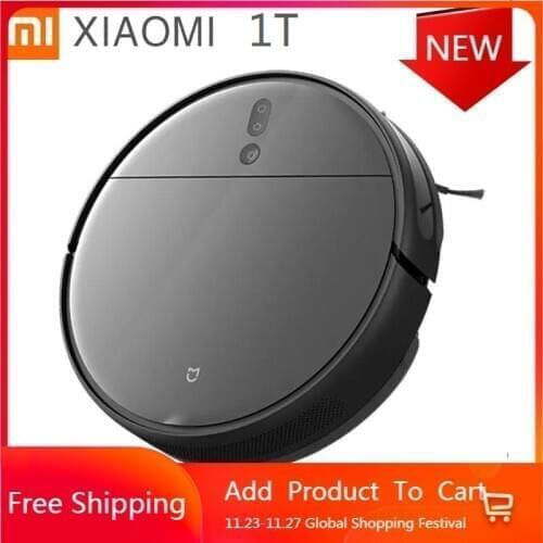 Xiaomi Robot Vacuum Cleaner Mijia 1T s-cross 3D, a wireless robot vacuum cleaner with 2020 cyclone suction, xiaomi vacuum robot