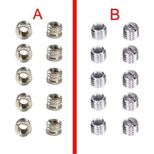 500pcs 1/4" to 3/8" Convert Screw Adapter for Tripod