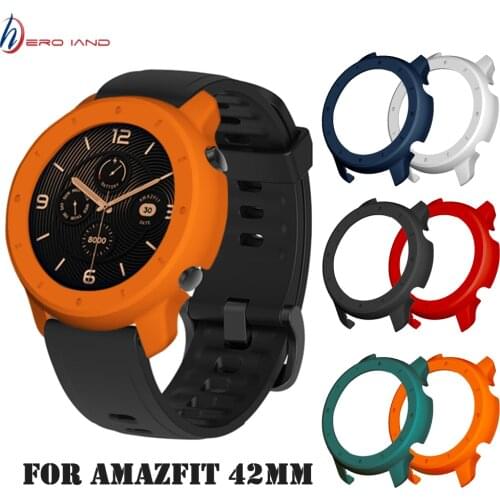 For Amazfit GTR 42mm PC Protective Case Smart Watch Protector for Xiaomi Huami Smartwatch Cover Accessories
