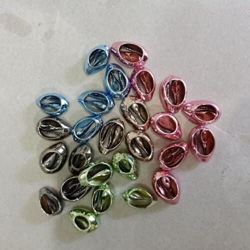 100pcs/lot Multi Color Natural Shell Loose Beads Gold Cowry Conch For Pendant Gifts Jewelry Making DIY Loose Shell Beads