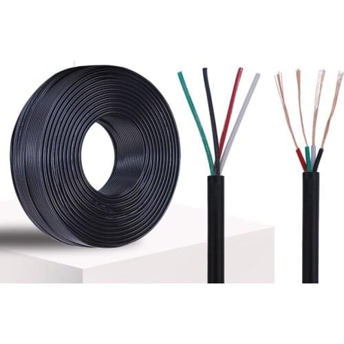 2464 24AWG 4 Core Cord NO.24 Signal Line USB Data Cable Four Core Sheathed Wire
