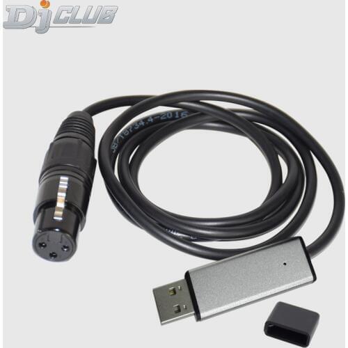 Usb To Dmx Lnterface Adapter Led Dmx512 Computer Pc Stage Lighting Controller Dimmer