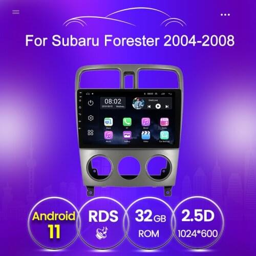 Car Radio Player For Subaru Forester 2002 2003 2004 2005 2006 2007 2008 audio navigation Android 11 autoradio stere