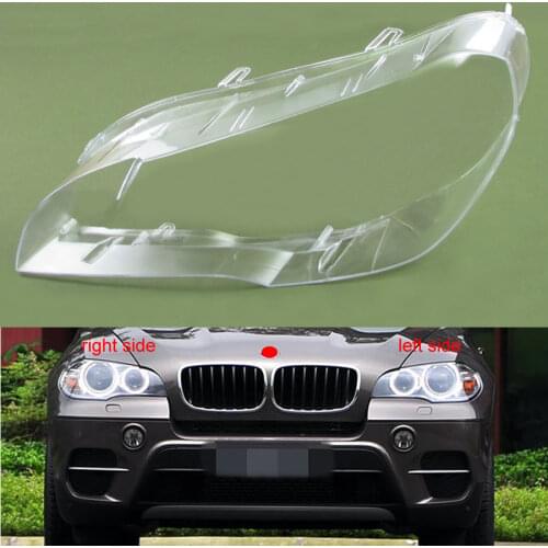 For BMW X5 E70 2007 2008 2009 2010 2011 2012 2013 Lampshade Headlight Plexiglass Cover Headlight Lampshade Headlight Shell