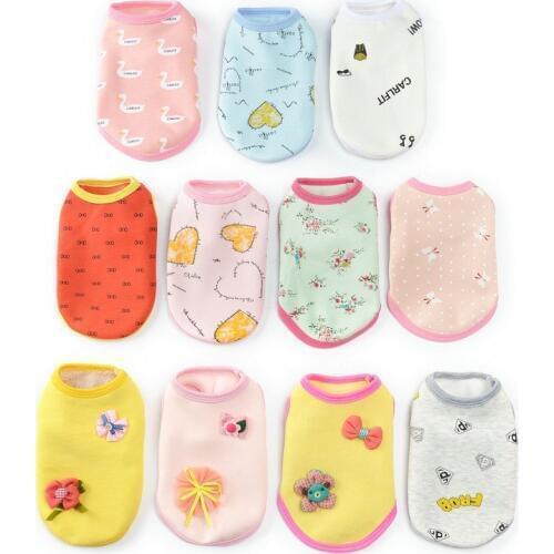 Fleece Dog Clothes Cartoon Puppy Pet Clothing for Dogs Coat Winter Warm Dog Vest Cat Clothes for Dogs Outfit Chihuahua Yorkshire