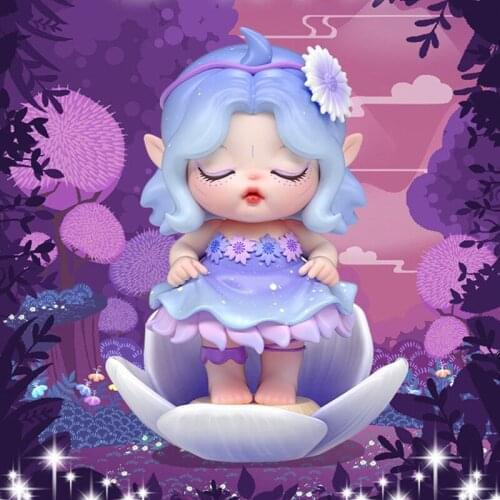 FLORA Blind Box Toys Cute Flower Fairies Figure Anime Action Surprise PVC Model Decoration Ornaments for Girls Birthday Gift