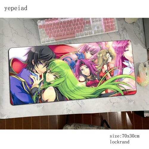 Code Geass pad mouse Gorgeous computer gamer mouse pad 700x300x3mm padmouse Cartoon mousepad ergonomic gadget office desk mats